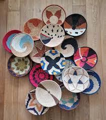 Rwandese Sisal Basket Bowl Woven With Creativity - Image 4