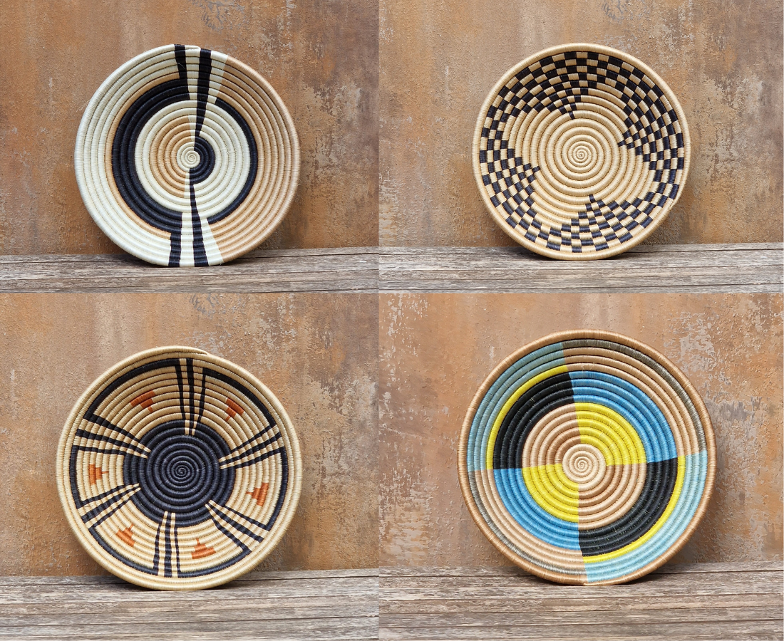Buy A Rwandese Sisal Basket Bowl